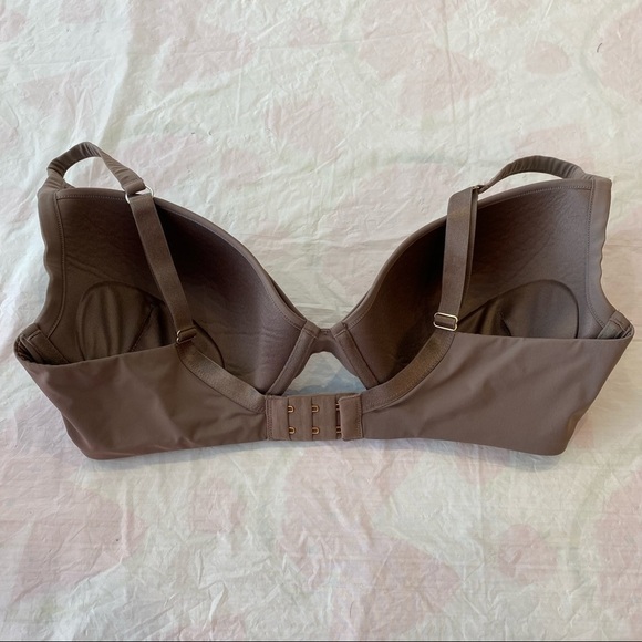ThirdLove Classic Contour Plunge Bra‎ Brown size 36E - Picture 3 of 5
